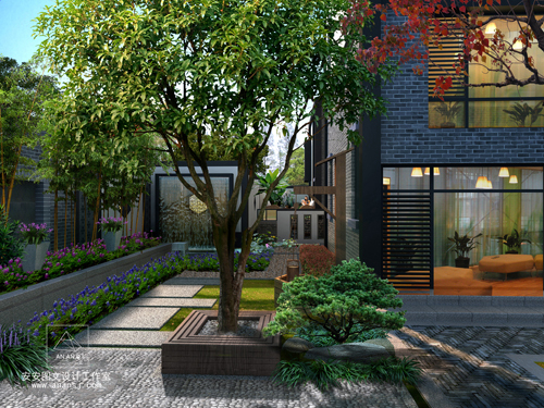 庭院設(shè)計效果圖的設(shè)計原則