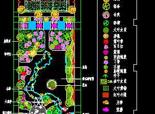 某公司庭院景觀綠化設(shè)計(jì)平面圖免費(fèi)下載 園林綠化及施工