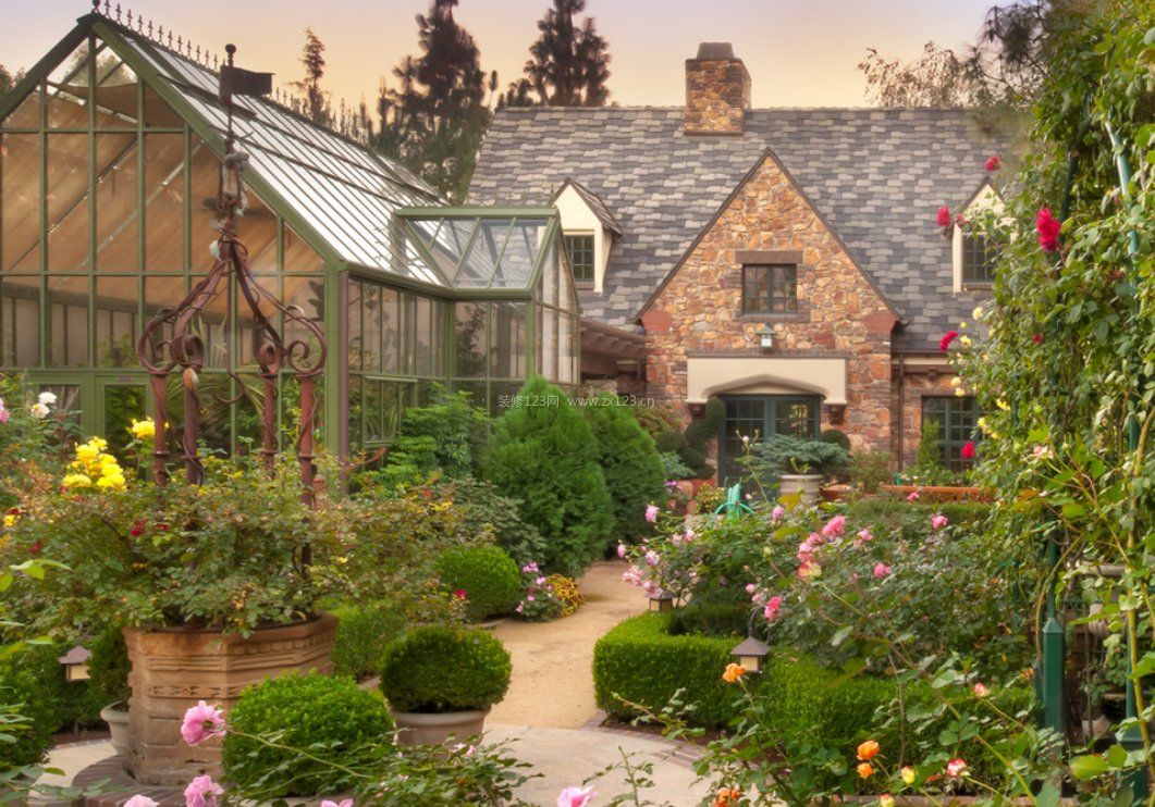 別墅院子花園裝潢設(shè)計(jì)圖片_裝信通網(wǎng)效果圖