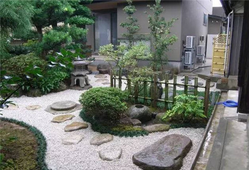 農(nóng)村自建房日式風格庭院設計效果圖
